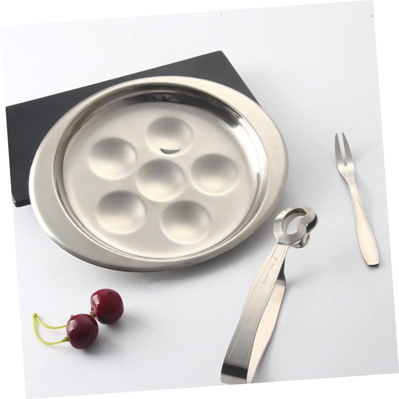 LABRIMP 9 Sets Escargot Serving Tongs Snail Tongs for Escargot