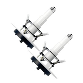 Soliseed 5/6 Inch Recessed Can Light Conversion Kit,for Ceiling Light Fixture,Pendant Light,Ceiling Fan Compatible.Instant Convert to Hanging Light, Black 2 Pack