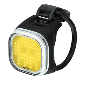 Knog Blinder Mini Bike Light - Bright 50 Lumen Bike Headlight with COB LED, USB Rechargeable, 8 Flash Modes, Ultralight 17g, IP67 Waterproof, 300m Visibility, Skull