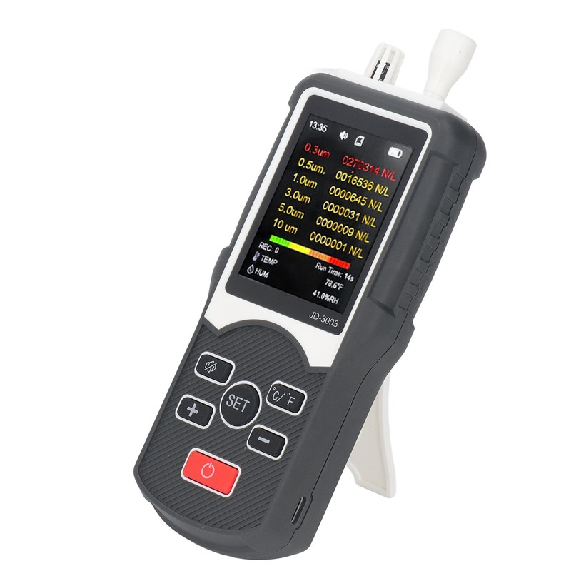Air Quality Monitor Handheld Professional Pollution Meter Dust Particle Counter