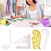 5Pcs Curve Ruler MultiFunction Plastic Vary Form Sewing Grading Proofing