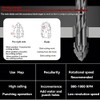 Upgraded Serrated Masonry Drill Bit, Concrete Drill Bit Set, Four