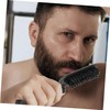 FOMIYES Folding Beard Brush Portable Detangling Styling Brush for Travel