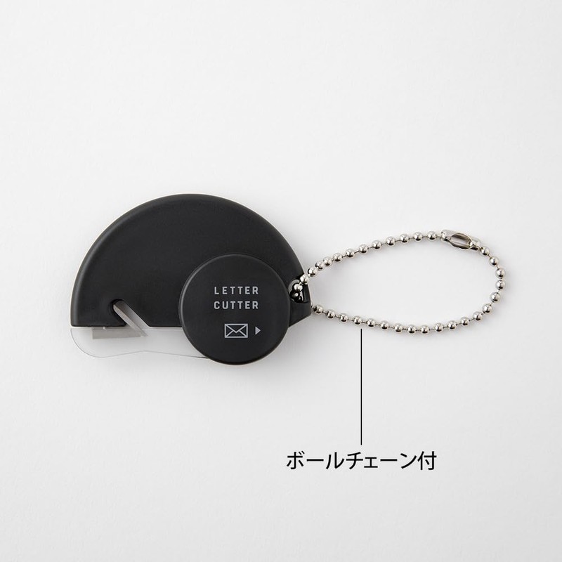 Midori Letter Opener, Letter Cutter, Black A 35552006