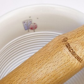 Golden Bell Ice Cream Ceramic Mortar / 골든벨 아이스크림 도자기 절구통