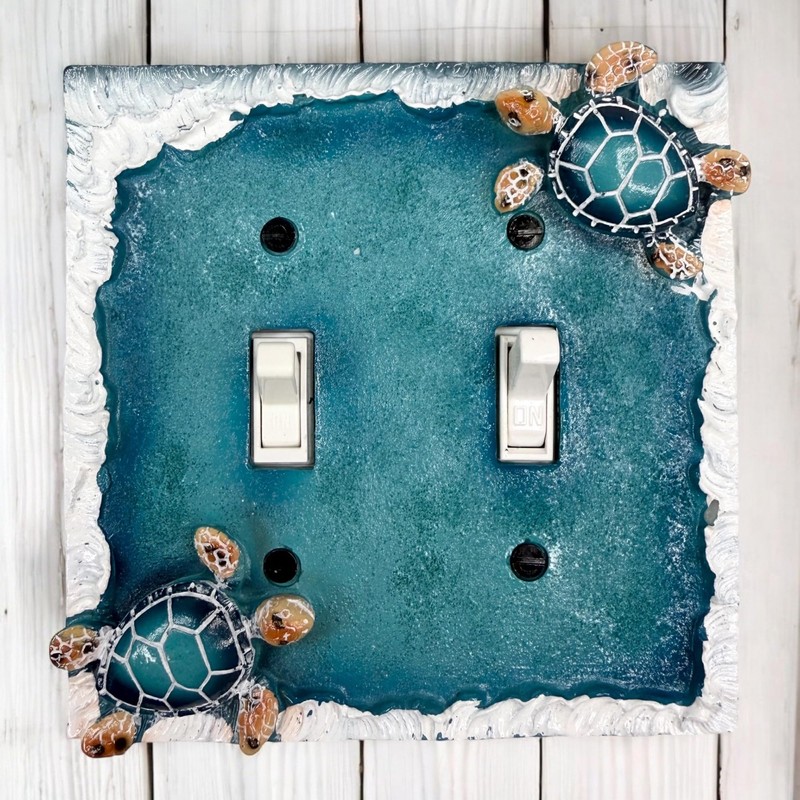 Sea Turtle Light Switch and Outlet Cover Electrical Plates –