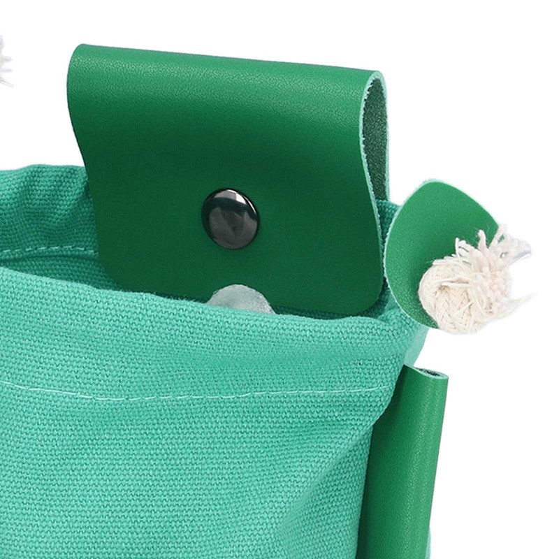 Foraging Bag Large Capacity Durable Canvas PU Leather Wide Application