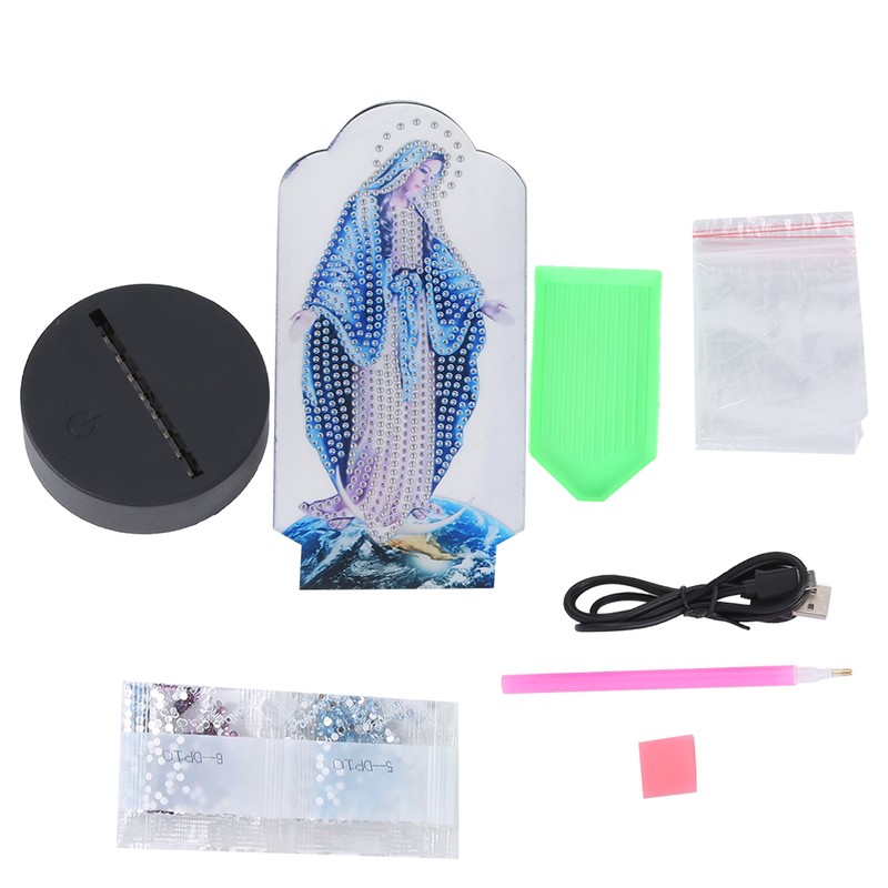 DIY Diamond Painting 7 Colors Night Light LED Diamond Painting