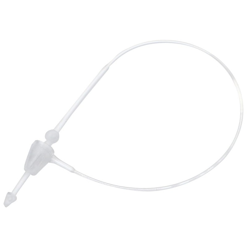 okhobby 1000PCS Clear Plastic Tag Fasteners Hanging Tag, Strings Snap