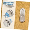 KONTONTY Replacement Doorbell Kit 2 Door Bell Push Buttons No