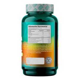 Solanum Curcuma Jengibre Y Pimienta Negra 100 Gomitas Sabor Limón Belabear                                                                            