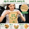 Disposable Vomit Bags, 2000cc Dual-Zip Kraft Paper, 6 Pack