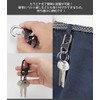 prendre PR-ZB213 Double Ring Key Ring, Key Ring, Carabiner Hook,