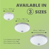 Good Earth Lighting Legacy 19-inch LED Flush Mount – Satin