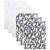 2 Inch Cursive Letter Stickers 6 Sheets, CMBBZZY Alphabet Stickers