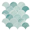 HOMEART Peel and Stick Backsplash Fish Scale Tile, Removable Renter