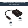 Startech CDP2DP Adaptor USB-C a DisplayPort, Negro