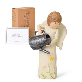 Loyzcy Gardening Gifts for Women, Angel Figurine for Gardener, New Home Gift Ideas, Breeding Hope and Love, Unique Sculpted Hand-Painted Figure