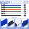 Lineshading 49 Pcs Laundry Strap Sock Clips Set Includes 24