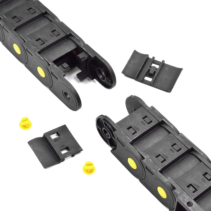 Plastic Drag Chain Cable Carrier Closed Type with End Connectors