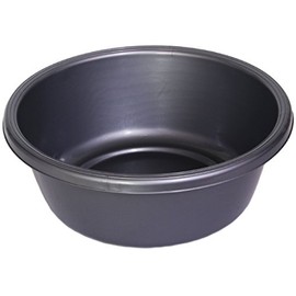 YBM Home 1148 Gray Round Plastic Wash Basin