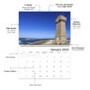 2025 Spiral-bound Wall Calendar (Lighthouse) - 12 Months Desktop/Wall Calendar/Planner