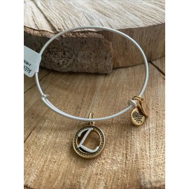 ALEX AND ANI NWT Alex and Ani Initial Letter "L" Charm Adjustable Two-Tone Bracelet w/Tag