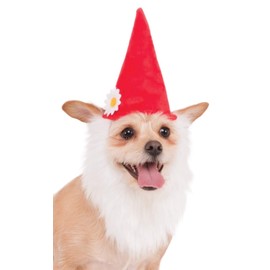 Rubie's Garden Gnome Hat with Beard for Hats, Medium/Large, Red/White