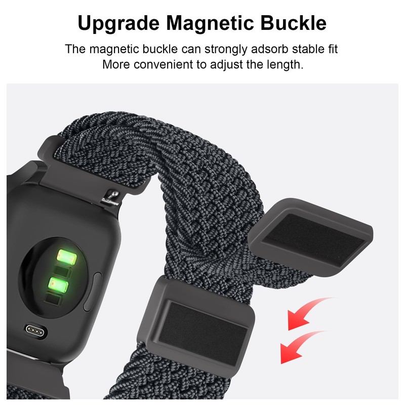 Braided Stretchy Strap Compatible with Garmin Vivoactive 4/Garmin Venu 2