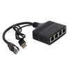 Gigabit Ethernet Splitter 1 in 4 Out 1000Mbps RJ45 Cable