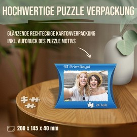 Print Royal Photo Jigsaw Puzzle 24 - 1000 Pieces - Includes High-Quality Packaging - print with Your Own Photo - Design your own jigsaw Puzzle