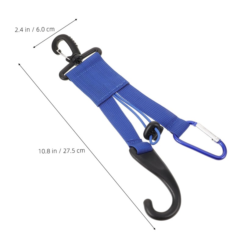 BESPORTBLE Baseball Gear Holder Hooks and Webbing for Helmets Gloves