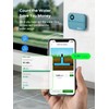 HiOazo 4-Zone Smart Lawn Sprinkler Controller Irrigation System Watering Schedule