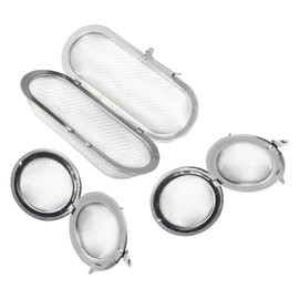 YHXiXi 3pcs Ultrasonic Jewelry Cleaner Stainless Steel Basket for Cleaning Jewelry, Parts, Steamer Fine Mesh Tea Brewer Tea Leak Tea Balls