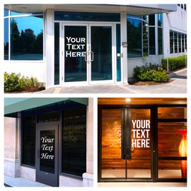 Custom Window Decals (Any Size, Any Color) Vinyl Lettering, Car Stickers, Sign Letters, Numbers