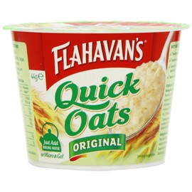 Flahavans Original Quick Oats Pot 44 g (Pack of 12)