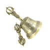 Alipis 1Pc Brass Vajra Bell Five Strand Tibetan Hand Bell