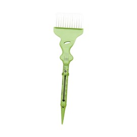 Amagogo Hair Dye Brush Hair Coloring Brush Grooming Tool Stretch Design Coloring Dyeing Comb Salon DIY Tool for Hair Salon Household, Green