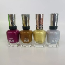 Sally Hansen Lot of 4 Assorted Sally Hansen Complete Salon Manicure Nail Polish Shiny