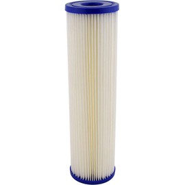 SpiroPure SP-R50 10x2.5 50 Micron Pleated Polyester Sediment Water Filter Cartridge SPC-25-1050 R50 155038-43 (Case of 24)
