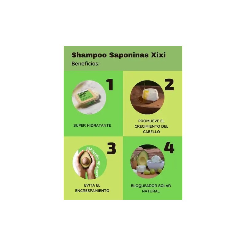 Shampoo Solido Verseth Xixi Con Aguacate Super Hidratante
