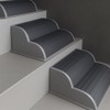 CiWiVOKi 2-Step Modular Dog Ramp - Portable Non-Slip Stairs for
