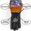 Defiant Metal TIG Welding Gloves - Premium Black Goatskin Leather