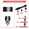 Ratchet Drill Chuck Key Wrench Set – 2-in-1 Single-Head Handle