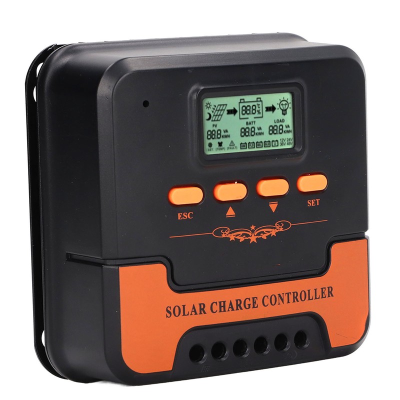 Solar Charge Controller 12V 24V MPPT LCD Display 5V 3A