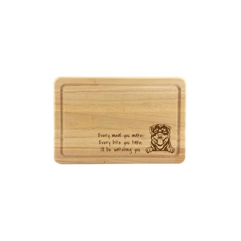 Rottweiler Chopping Board, Dog Lover Kitchen Gift, Funny Cutting Board,