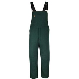 Big and Tall Premium Wool Hunting and Outdoor Bib Overalls to 4X Big Made in Canada (Large) Green