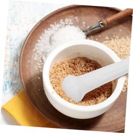 Mobestech Garlic Press Crusher Grind Garlic Fast Ceramic Pestle Only Mini Pestle for Kitchen Supply