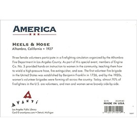 Three Women with Fire Hose Avanti America Collection Funny Birthday Card for Her