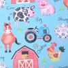 Toddler Girls Farm Cow Pig Animal Printed Dresses Ruffle Bottom